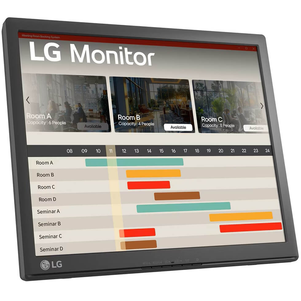LG 17-inch SXGA Single Touch Monitor (17BR30T-B.AFB) image 2