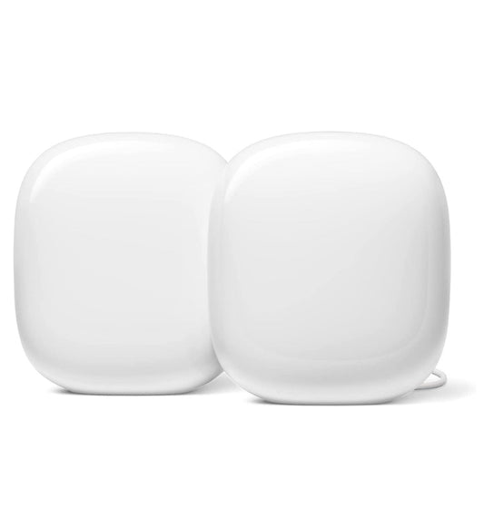 Google Nest Wi-Fi Pro 6e Mesh Router Snow 2pk (2022) product image 1