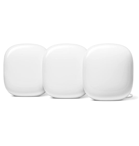 Google Nest Wi-Fi Pro 6e Mesh Router Snow 3pk (2022) product image 1