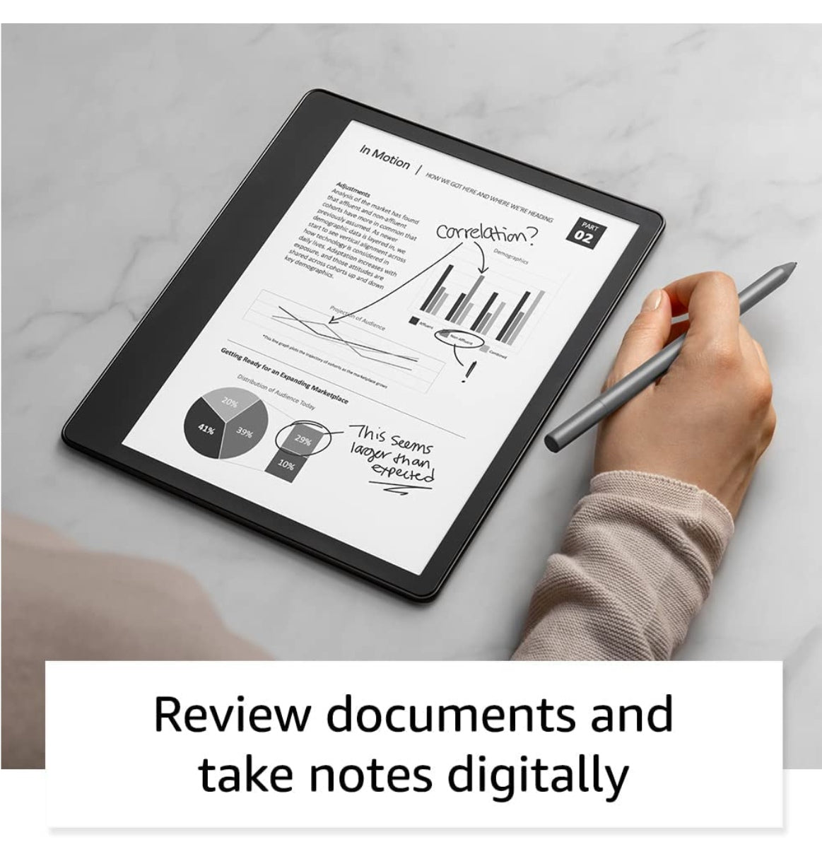 Amazon Kindle Scribe 10.2" 64gb With Premium Pen Black (2022) product image 5