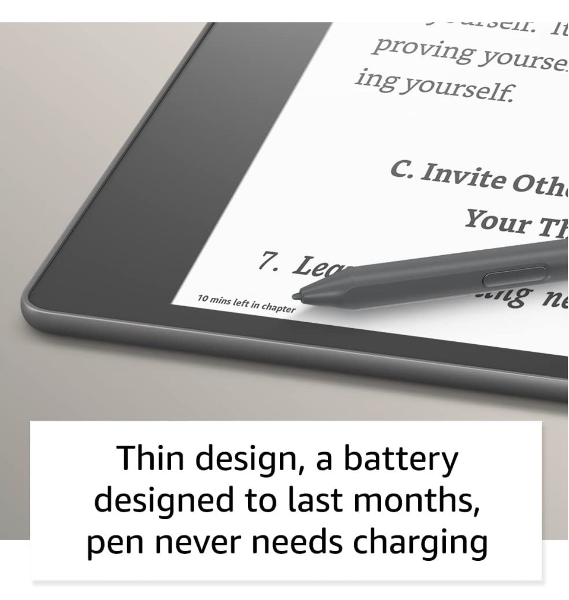 Amazon Kindle Scribe 10.2" 32gb With Premium Pen Black (2022) product image 7