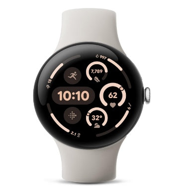 Google Pixel Watch 3 45mm Silver/Porcelain product image 1