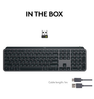 Logitech Mx Keys S Advanced Wireless Keyboard Graphite product image 9