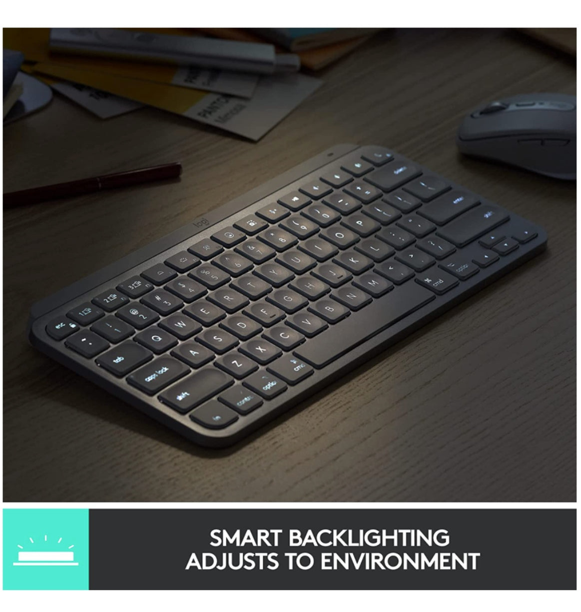 Logitech Mx Keys Mini Wireless Keyboard Graphite product image 8