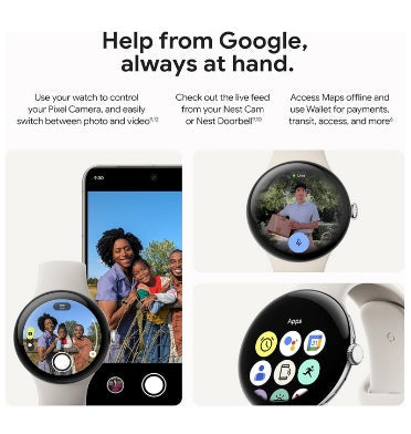 Google Pixel Watch 3 41mm Silver/Porcelain product image 9