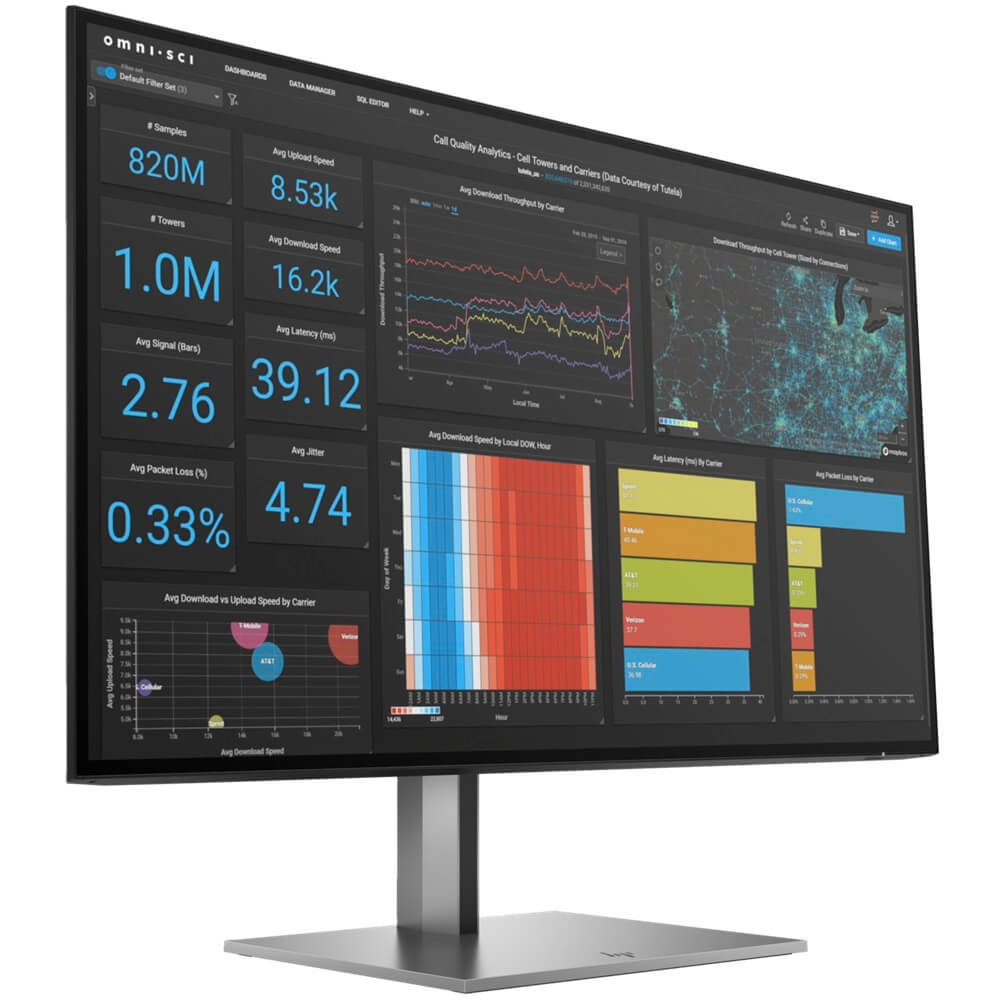 HP Z27q G3 27″ QHD Monitor (1C4Z7AA) — front view