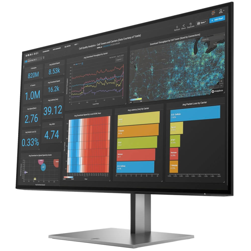 HP Z27q G3 27″ QHD Monitor (1C4Z7AA) — side view