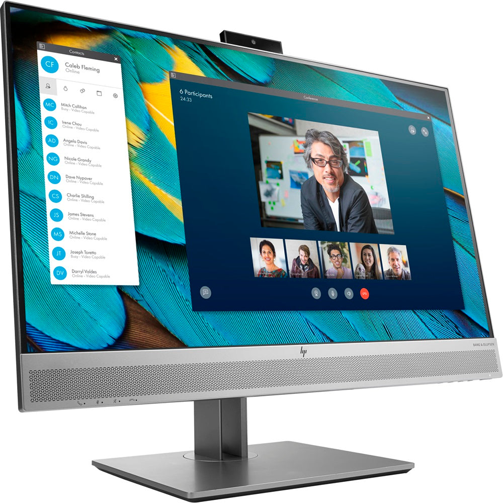 HP EliteDisplay E243m 23.8″ Full HD IPS LED Monitor (1FH48AS) — front view