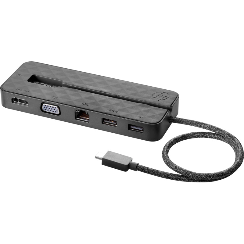 HP USB-C Mini Dock (1PM64AA) — front view