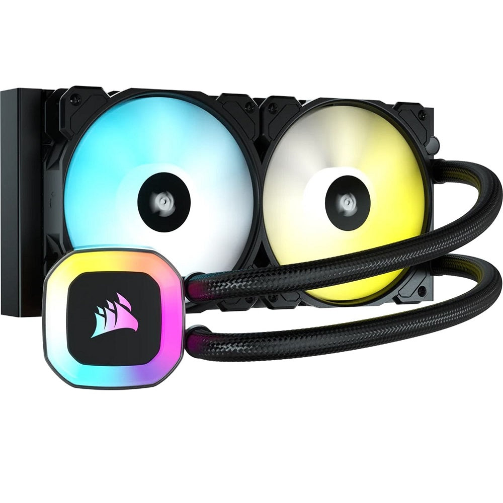 Corsair H100 RGB 240mm Liquid CPU Cooler (CW-9060053-WW) image 1