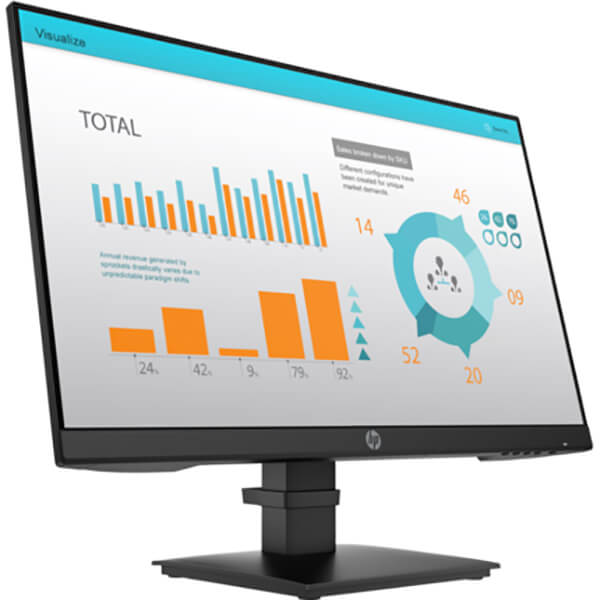 HP P24 G4 23.8″ FHD Monitor (1A7E5AS) — front view
