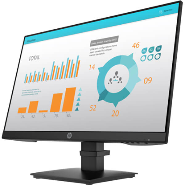 HP P24 G4 23.8″ FHD Monitor (1A7E5AS) — side view