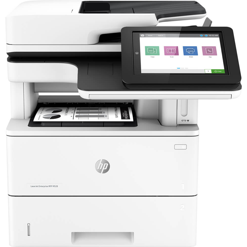 HP LaserJet Enterprise MFP M528f Mono Laser Printer (1PV65A) image 1