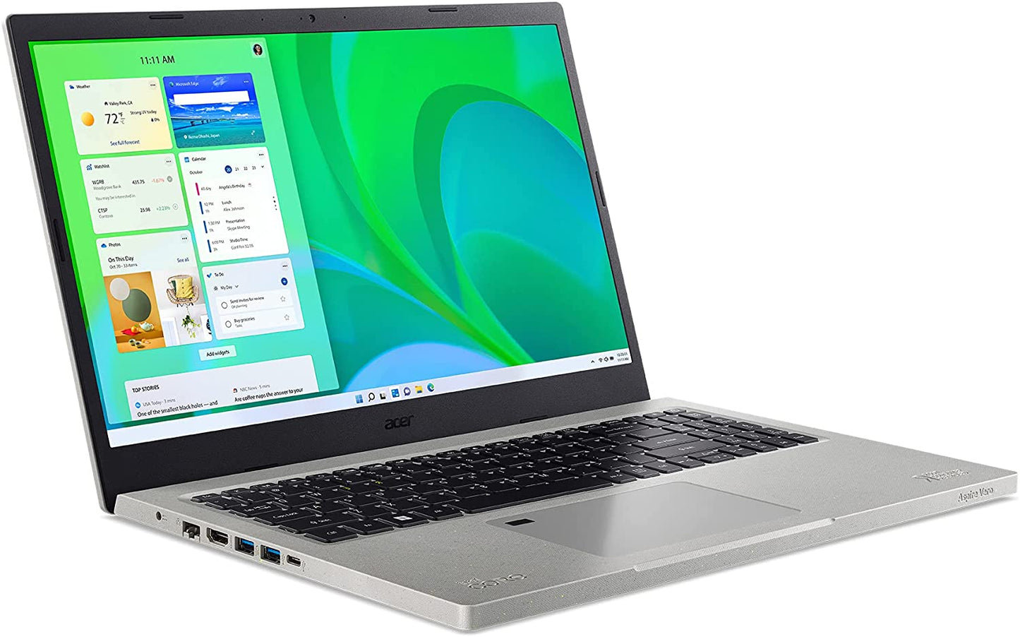 Acer Aspire Vero Notebook PC – Core i7-1195G7 / 15.6″ FHD / 8GB RAM / 512GB SSD / Win 11 Home (NX.AYCEA.002) image 3