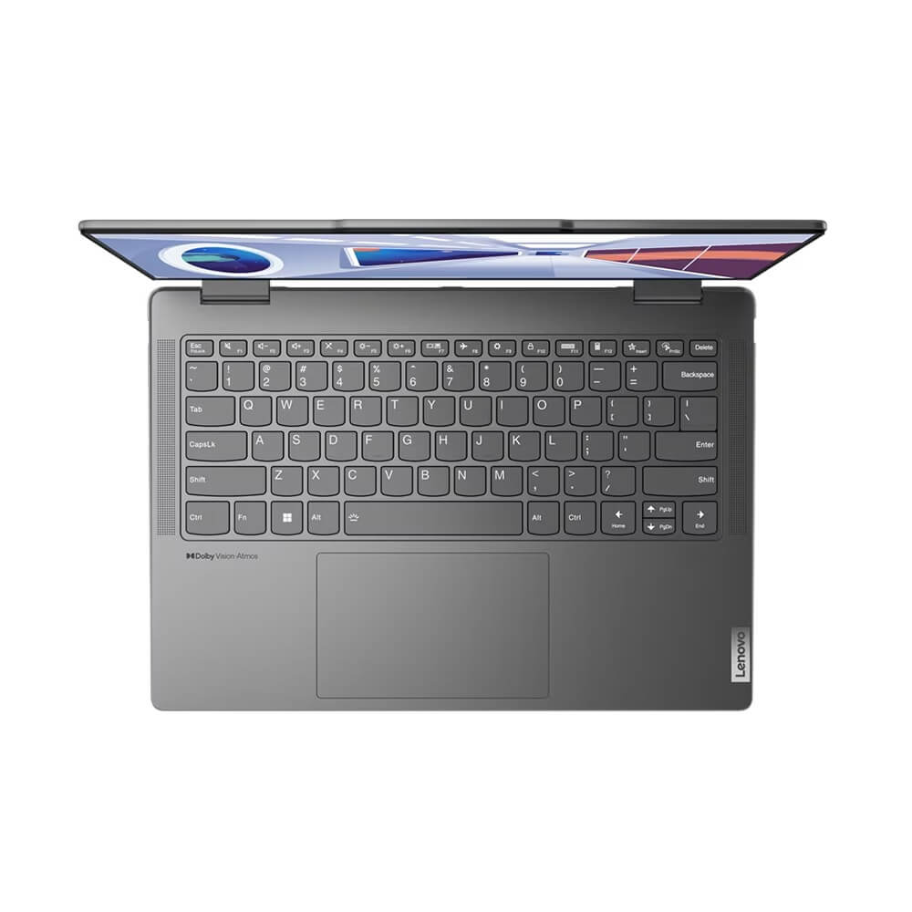 Lenovo Yoga 7 14IRL8 Notebook PC – Core i7-1360P / 14.0″ 2.8K OLED Touch / 16GB RAM / 1TB SSD / Win 11 Pro / Storm Grey (82YL