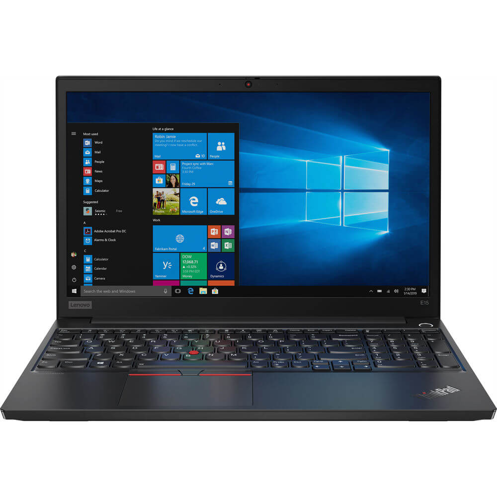 Lenovo ThinkPad E15 Notebook PC – Core i5-10210U / 15.6″ FHD / 8GB RAM / 256GB SSD / Win 10 Pro / Black (20RD0001ZA)