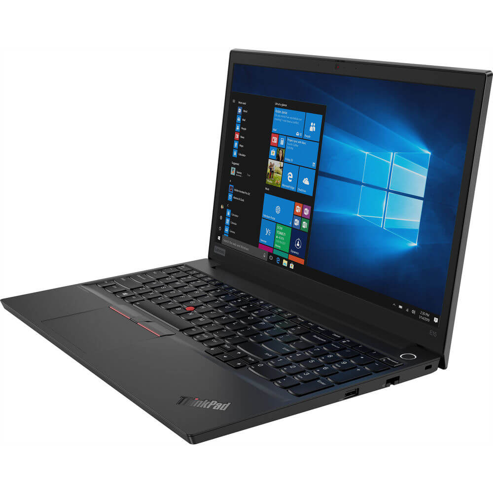 Lenovo ThinkPad E15 Notebook PC – Core i5-10210U / 15.6″ FHD / 8GB RAM / 256GB SSD / Win 10 Pro / Black (20RD0001ZA) — side v