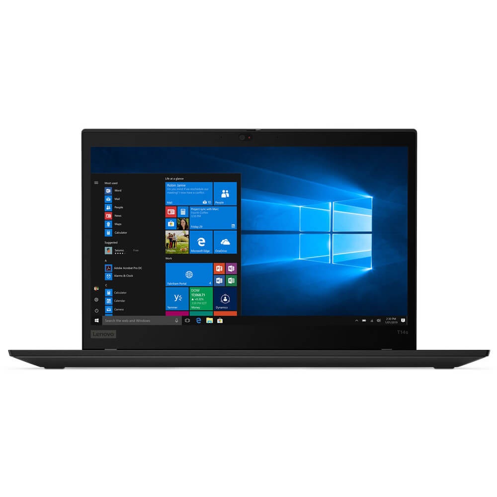 Lenovo ThinkPad T14s Gen 1 4G LTE Notebook PC – Core i7-10510U / 14″ FHD / 8GB RAM / 512GB SSD / Win 10 Pro (20T0000RZA) — fr