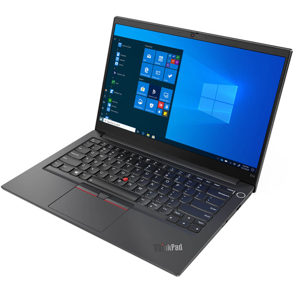 Lenovo ThinkPad E14 Gen 2 Notebook PC – Core i5-1135G7 / 14″ FHD / 8GB RAM / 512GB SSD / Win 10 Pro (20TA0012ZA) — side view
