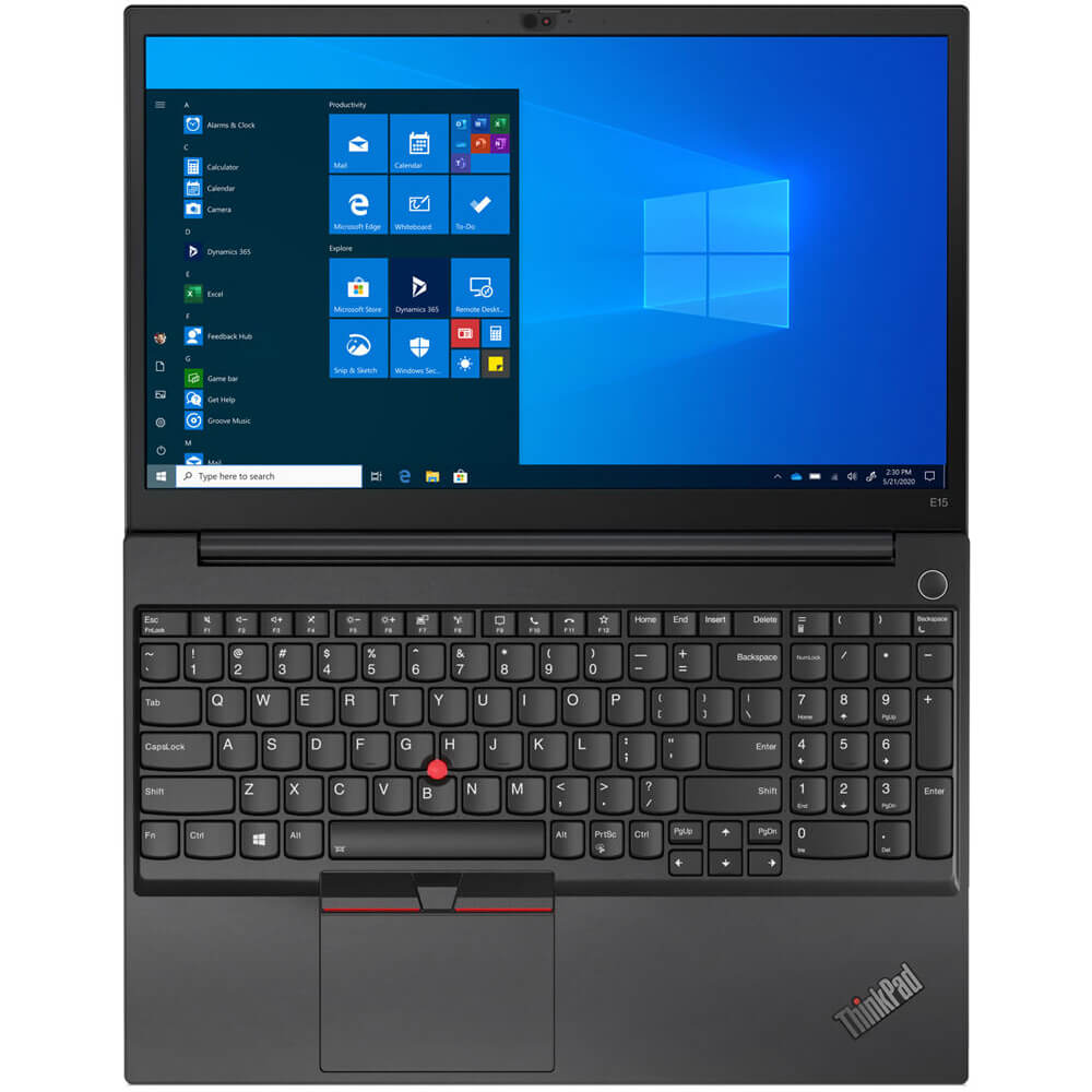 Lenovo ThinkPad E15 Gen 2 Notebook PC – Core i5-1135G7 / 15.6″ FHD / 8GB RAM / 512GB SSD / Win 11 Pro (20TD00FSZA) — front vi