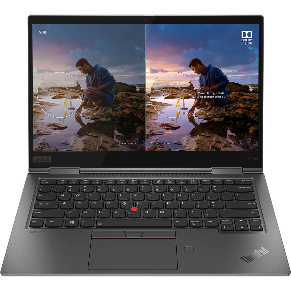 Lenovo ThinkPad X1 Yoga Gen 5 Notebook PC – Core i7-10510U / 14″ UHD / 16GB RAM / 1TB SSD / Win 10 Pro / Iron Grey (20UB004GZ