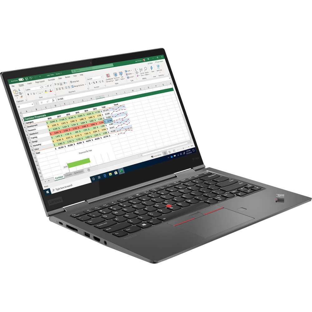 Lenovo ThinkPad X1 Yoga Gen 5 Notebook PC – Core i7-10510U / 14″ UHD / 16GB RAM / 1TB SSD / Win 10 Pro / Iron Grey (20UB004GZ