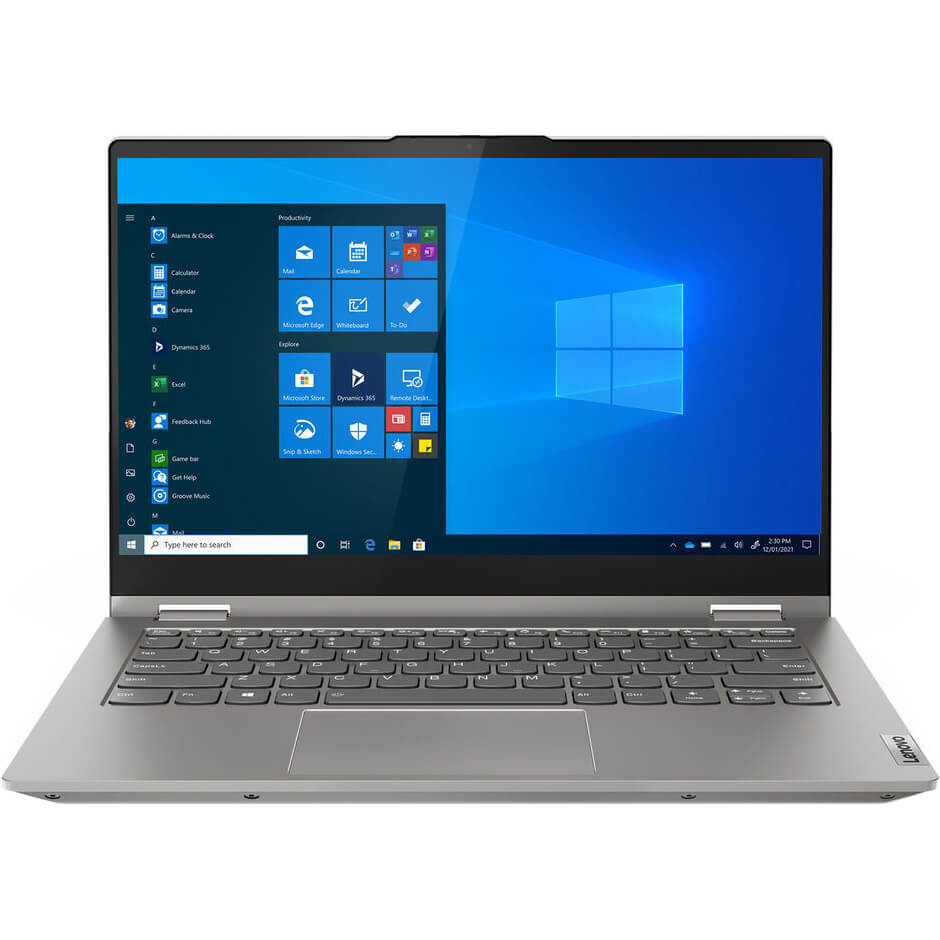 Lenovo ThinkBook 14s Yoga ITL Notebook PC – Core i7-1165G7 / 14″ FHD / 8GB RAM / 512GB SSD / Win 10 Pro / Mineral Grey (20WE0