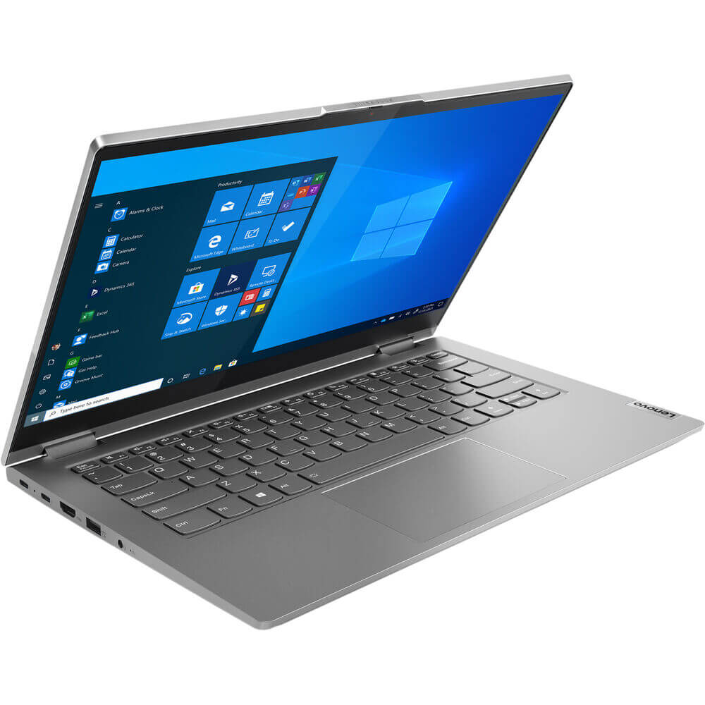 Lenovo ThinkBook 14s Yoga ITL Notebook PC – Core i7-1165G7 / 14″ FHD / 8GB RAM / 512GB SSD / Win 10 Pro / Mineral Grey (20WE0
