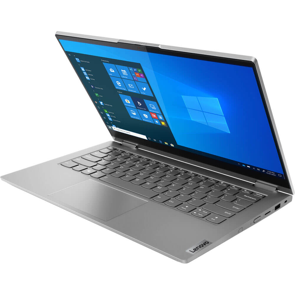 Lenovo ThinkBook 14s Yoga ITL Notebook PC – Core i7-1165G7 / 14″ FHD / 8GB RAM / 512GB SSD / Win 10 Pro / Mineral Grey (20WE0