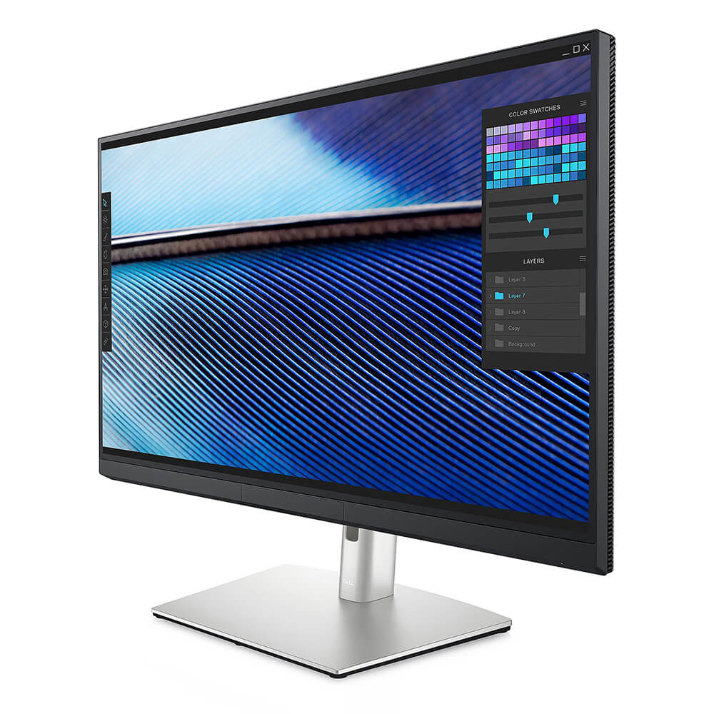 Dell UltraSharp UP3221Q 32″ 4K HDR Monitor (210-AXVH) — side view