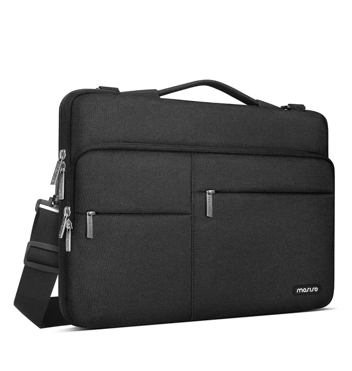 Mosiso 360 Protective 15-16" Laptop Shoulder Carry Bag Black product image 1