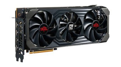 PowerColor Red Devil AMD Radeon RX 6700 XT 12GB GDDR6 Gaming Graphics Card (RX6700XT-12GB-REDDEVIL) — rear view