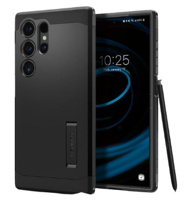 Spigen Samsung Galaxy S24 Ultra Premium Tough Armor Magfit Case Black product image 2