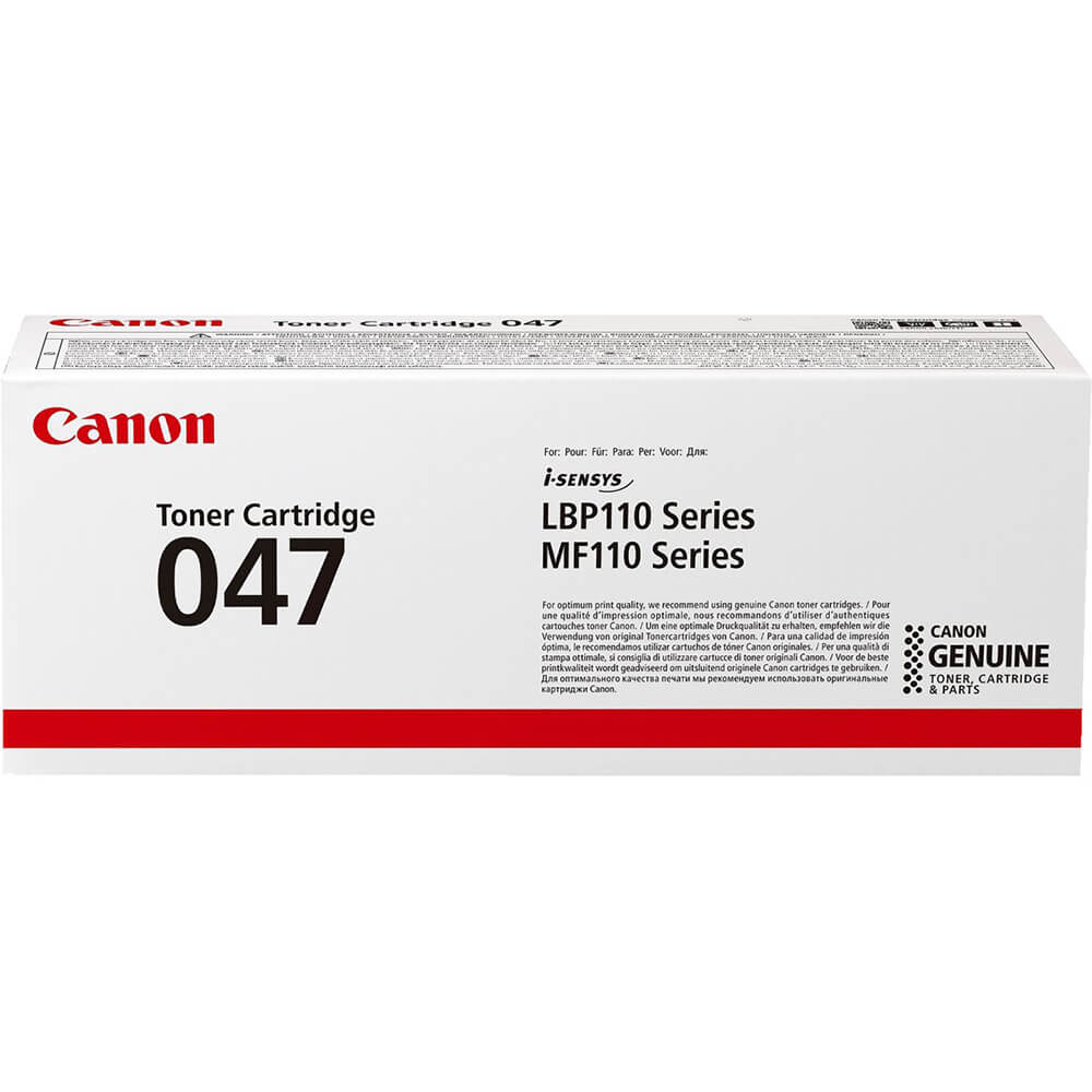 Canon 047 Black Toner Cartridge (2164C002AA) image 1