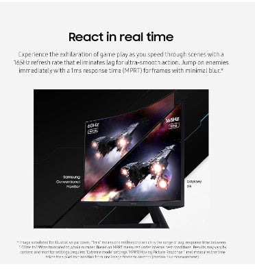 Samsung Odyssey 32" G55c Qhd Curved Gaming Monitor product image 7