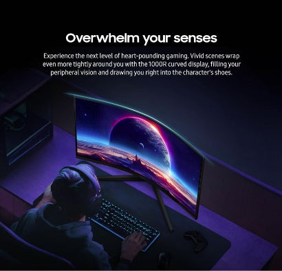 Samsung Odyssey 32" G55c Qhd Curved Gaming Monitor product image 8