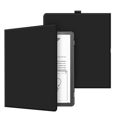 Fintie Amazon Kindle Scribe 10.2" (2022/2024) Premium Protective Slim Shell Pu Leather Folio Flip Cover Black product image 1