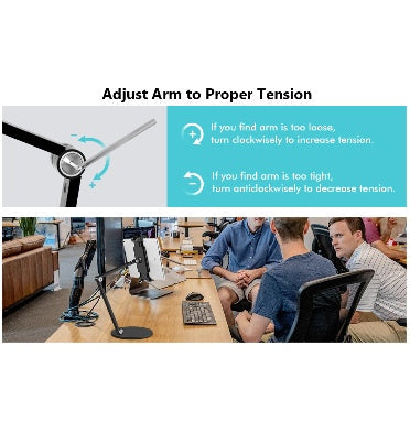 Inifispce Universal Multi-Angle Adjustable Long Arm Tablet Desktop Stand Holder Black product image 11