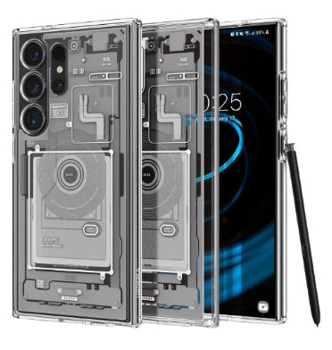 Spigen Samsung Galaxy S24 Ultra Premium Ultra Hybrid Case Zero One White product image 1