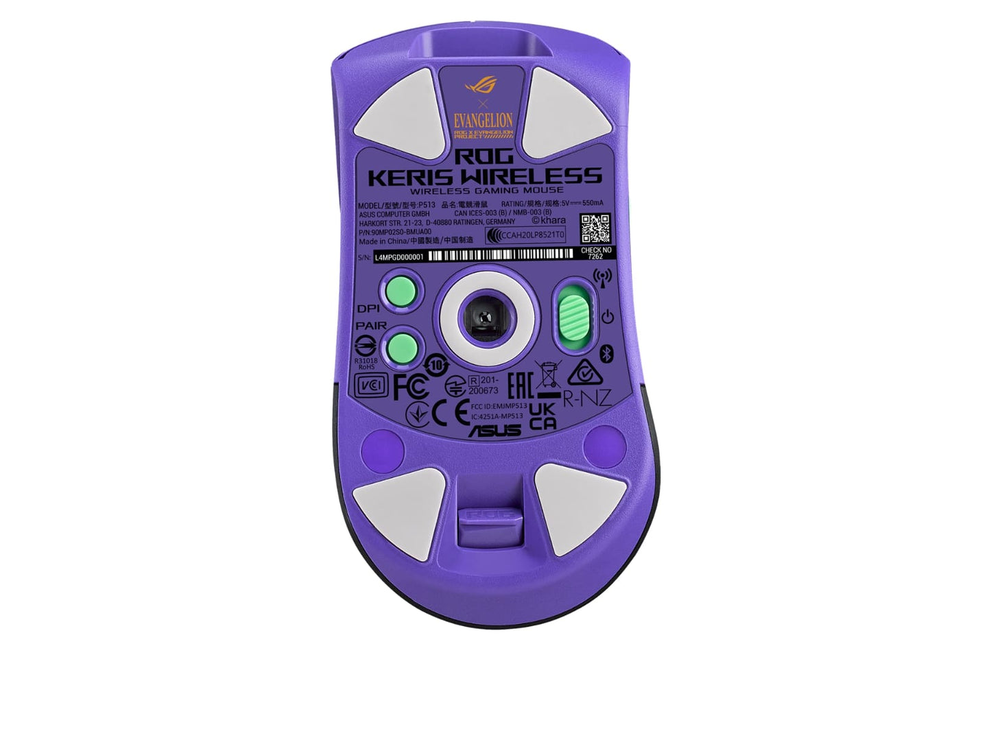 ASUS ROG Keris Wireless EVA Edition Gaming Mouse (90MP02S0-BMUA00) image 4