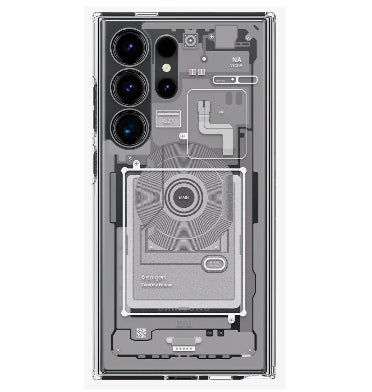 Spigen Samsung Galaxy S24 Ultra Premium Ultra Hybrid Case Zero One White product image 3