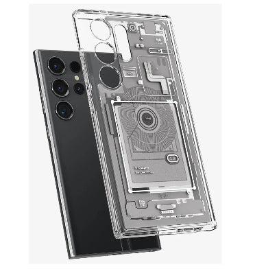 Spigen Samsung Galaxy S24 Ultra Premium Ultra Hybrid Case Zero One White product image 4