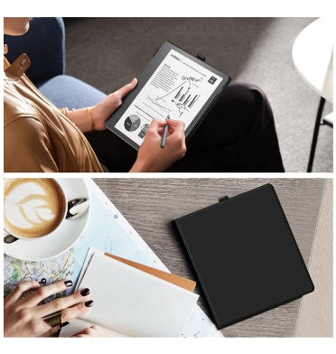 Fintie Amazon Kindle Scribe 10.2" (2022/2024) Premium Protective Slim Shell Pu Leather Folio Flip Cover Black product image 7