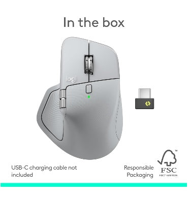 Logitech Mx Master 4 Wireless Mouse Pale Gray product image 11