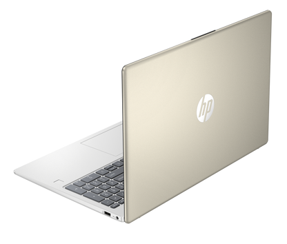 HP 15s AMD Ryzen 7 7730U 16GB RAM 512GB SSD Laptop Warm Gold — side view