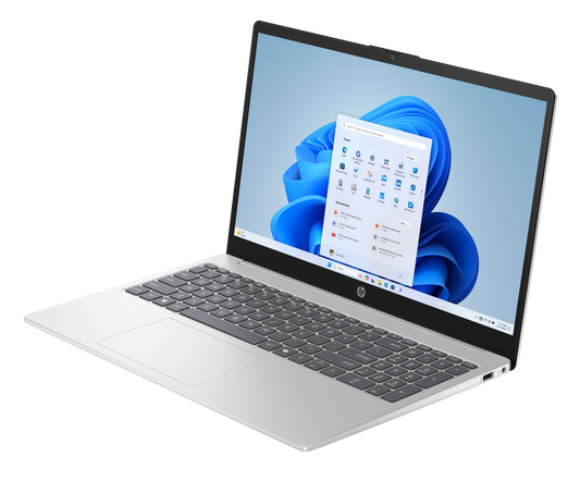 HP 15s AMD Ryzen 7 7730U 16GB RAM 512GB SSD Laptop Silver laptop image 2