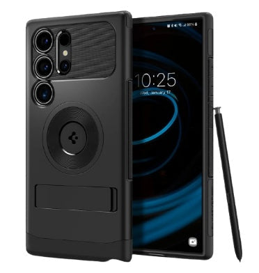 Spigen Samsung Galaxy S24 Ultra Premium Slim Armor Magfit Case Black product image 1