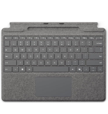Microsoft Surface Pro 11 Alcantara Type Cover With Pen Storage Platinum product image 1