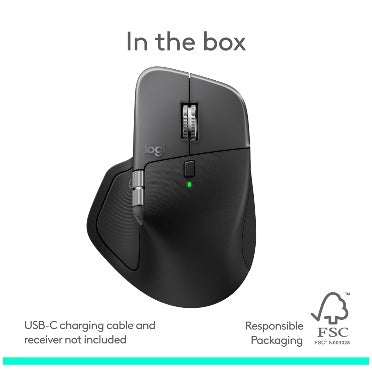 Logitech Mx Master 4 Wireless Mouse Mac Edition Space Black product image 9