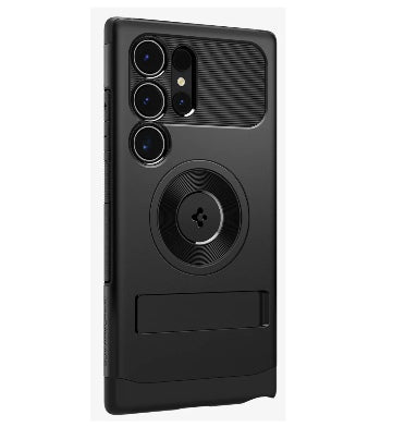 Spigen Samsung Galaxy S24 Ultra Premium Slim Armor Magfit Case Black product image 4